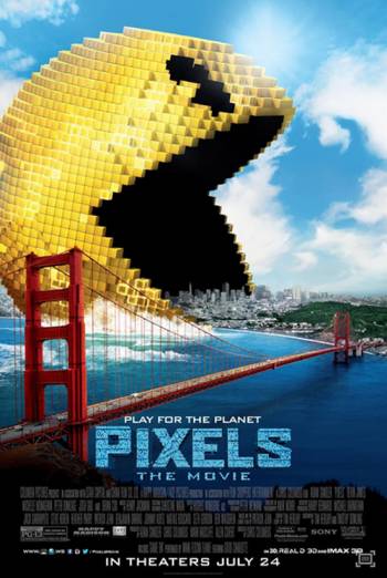 Pixels movie poster