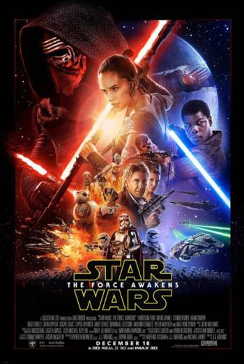 Star Wars: The Force Awakens (3D) movie poster