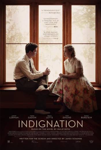 Indignation movie poster