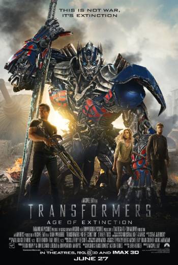 Transformers: Age of Extinction (3D) movie poster