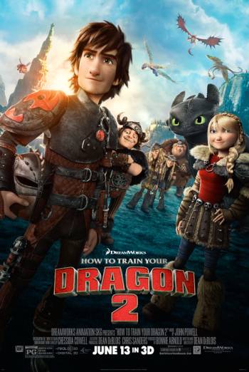 How to Train Your Dragon 2 (3D) movie poster