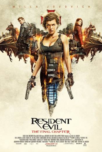 Resident Evil: The Final Chapter movie poster