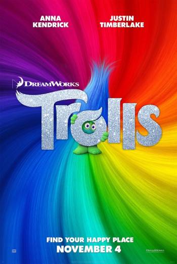 Trolls (3D) movie poster