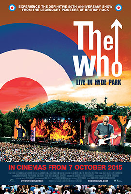 Who, The: 50th from Hyde Park movie poster