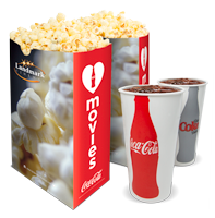 Popcorn and Drinks