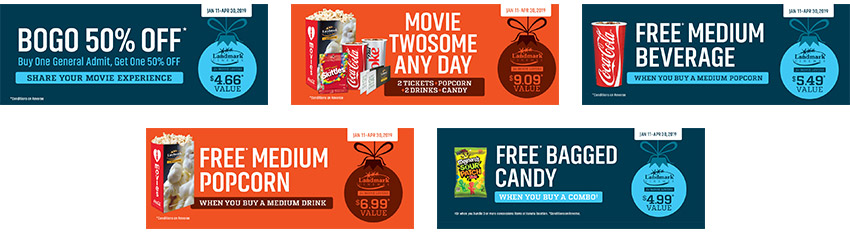buy 30 get 30 in great movie savings coupons landmark cinemas
