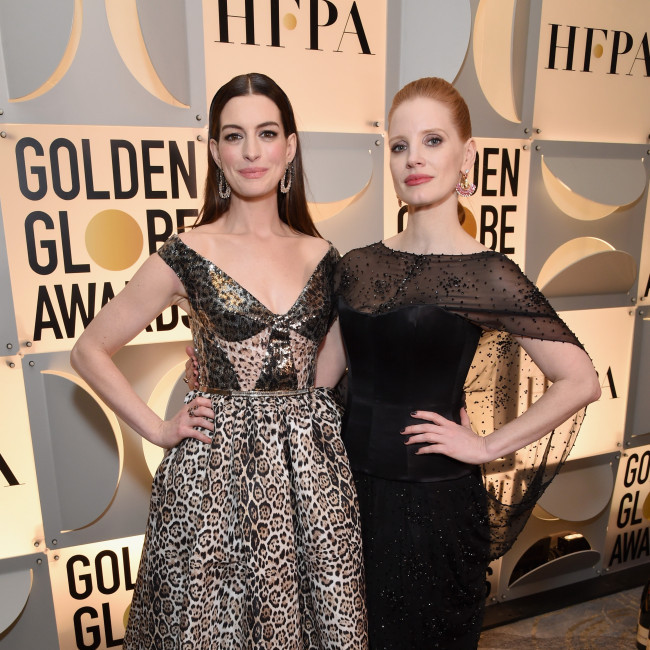 Anne Hathaway and Jessica Chastain reunite for Mothers' Instinct