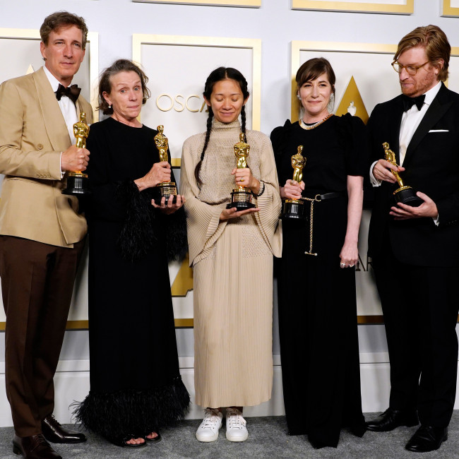 Nomadland leads Oscar winners with three