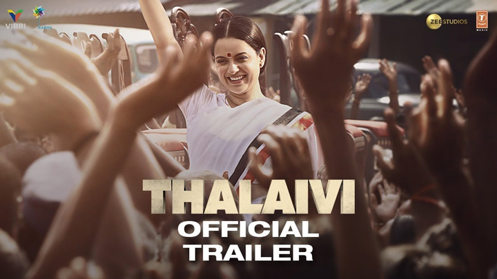 teaser image - Thalaivii Tamil Trailer