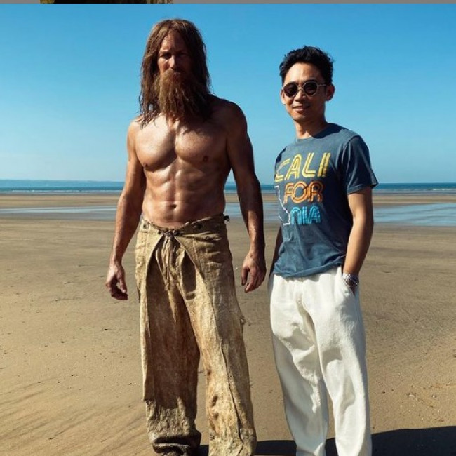 Jason Momoa and Patrick Wilson film Aquaman 2 on North Devon beach