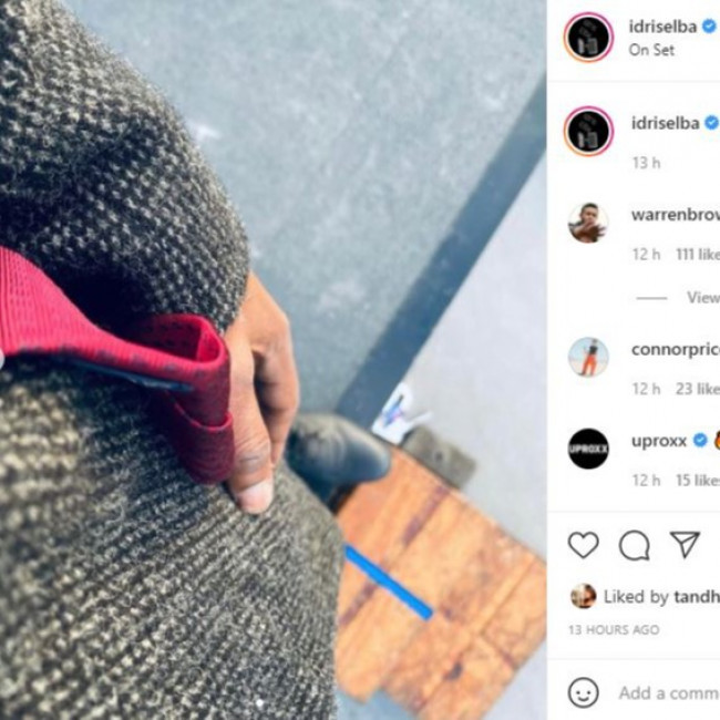 Idris Elba confirms Luther filming