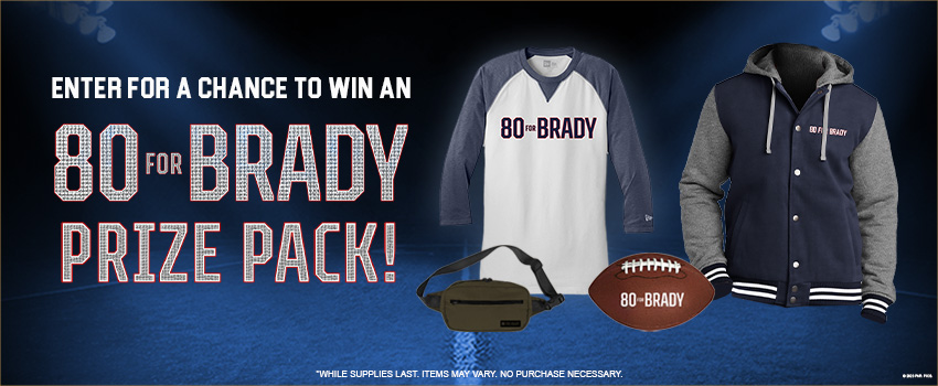 80 For Brady Prize Pack Contest image