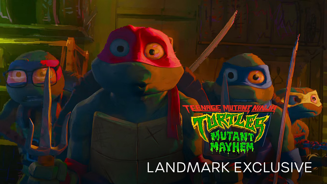 teaser image - Teenage Mutant Ninja Turtles: Mutant Mayhem Landmark Exclusive with Jeff Rowe
