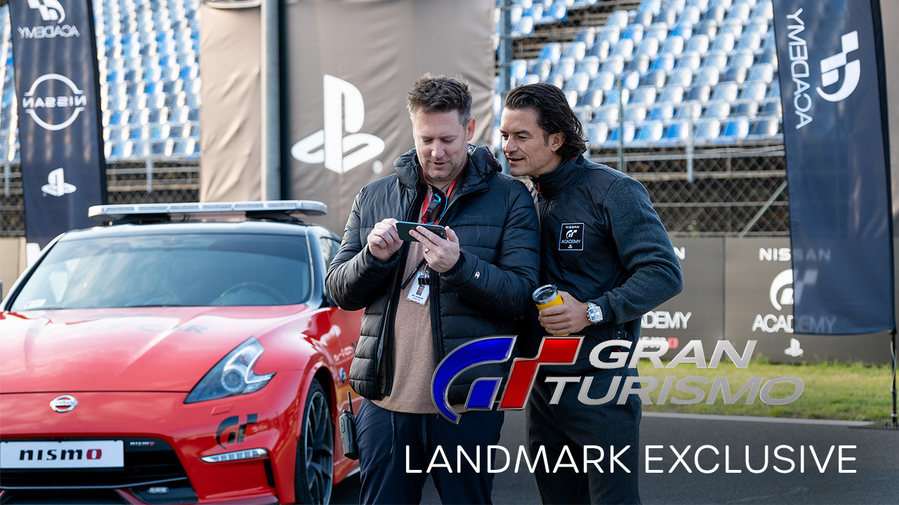 teaser image - Gran Turismo: Based On A True Story Landmark Exclusive Featurette with Orlando Bloom