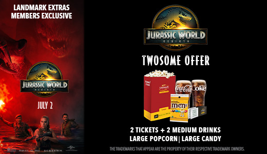 Jurassic World Rebirth Movie Twosome Offer