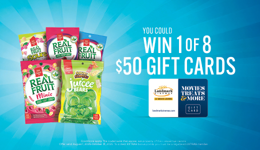 DARE to Win 1 of 8 $50 Landmark Gift Cards