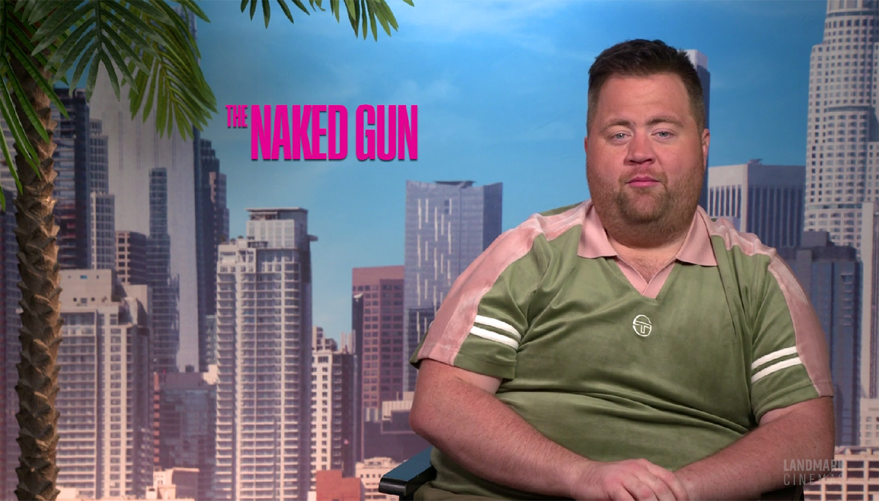 watch The Naked Gun Exclusive Featurette With Paul Walter Hauser