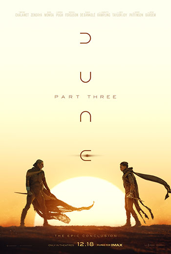 Dune: Part Three - The IMAX Experience poster