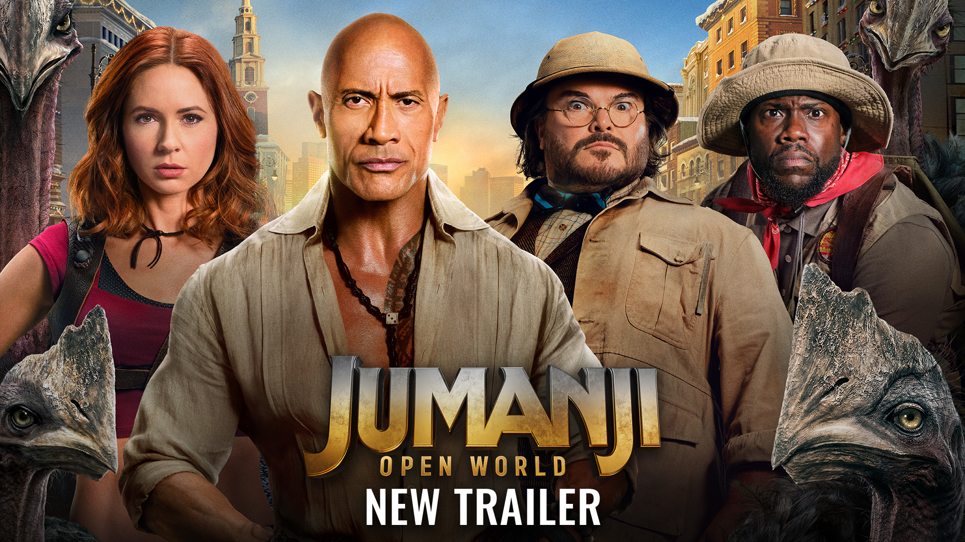 watch Jumanji: Open World New Trailer